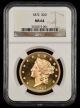 1872 $20 Gold NGC MS64