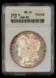 1878 7TF $1 ANACS MS61 VAM-82