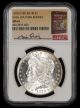 1878 S $1 NGC MS61 VAM 19A Torn Bonnet Hitlist 40 Bill Fivaz Signature Label