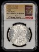 1879 O $1 VAM-4 O/Horizontal O Top 100 NGC AU58 Bill Fivaz Signature Label