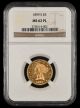 1899 S $5 Gold NGC MS62PL