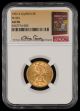 1901 S $5 GOLD NGC AU58 LG/SM FS-501 BILL FIVAZ SIGNATURE LABEL