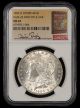 1902 O $1 NGC MS63 VAM 25 DDO Eye & Ear Bill Fivaz Signature Label