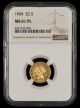 1904 $2.5 Gold NGC MS61PL