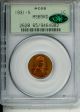 1931 S Lincoln Cent PCGS MS65RD CAC OGH