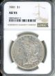 1901 $1 NGC AU55