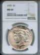 1935 $1 NGC MS64