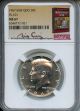 1967 SMS Kennedy Half Dollar QDO FS-101 NGC MS67 Bill Fivaz Signature Label