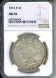 1925 S $1 NGC AU55