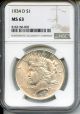 1934-D $1 NGC MS63