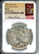 1925 S  $1 VAM-2 DDR Leaves Top 50 NGC MS62 Bill Fivaz Signature Label