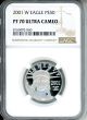 2001 W $50 Platinum Eagle NGC PF70 Ultra Cameo