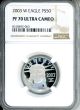 2003 W $50 Platinum Eagle NGC PF70 Ultra Cameo