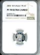 2001 W $10 Platinum Eagle NGC PF70 Ultra Cameo