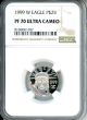 1999 W $25 Platinum Eagle NGC PF70 Ultra Cameo