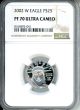 2002 W $25 Platinum Eagle NGC PF70 Ultra Cameo