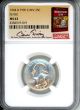 1964 D 25C NGC MS63 Type C Reverse FS-901 Bill Fivaz Signature Label