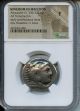 336-323 BC Alexander the Great AR Tetradrachm NGC F Early Posthumous 