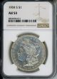 1904 S $1 NGC AU53