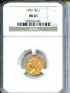 1929 $2.5 Gold Indian NGC MS61