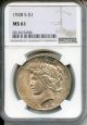 1928 S $1 NGC MS61