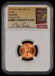 1970 S/S Large Date VP-002 Lincoln Cent NGC MS66RD Bill Fivaz Signature Label